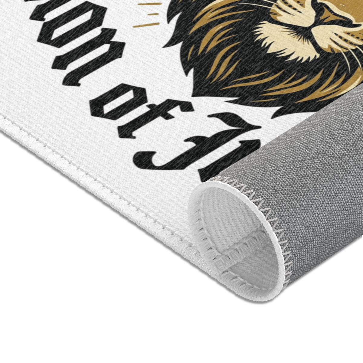 Lion of Judah Area Rug — "Hail Hail" Faith-Forward Home Decor (24"36"