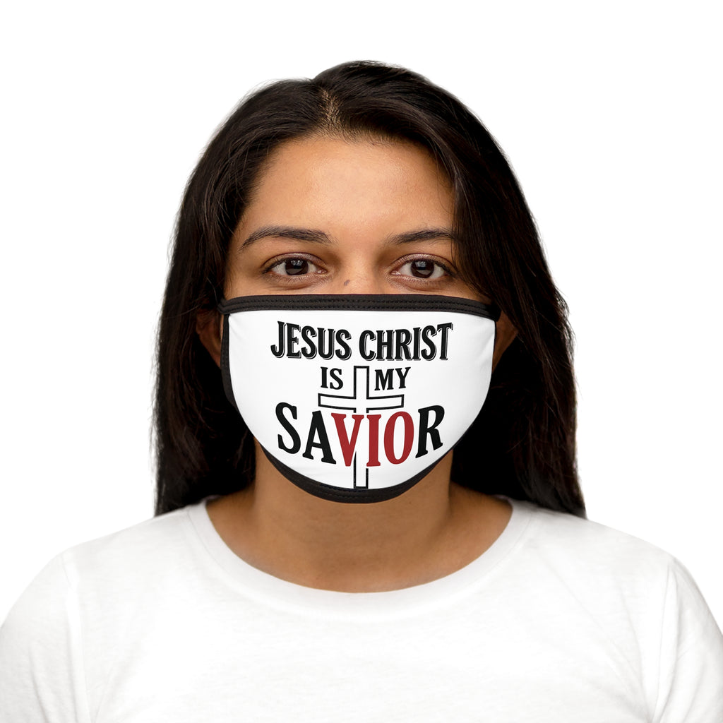 Christ Loves You Mask — Christian Faith Mixed-Fabric Face Mask