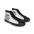 "Jesus Loves You and Me" High-Top Sneakers — Christian Faith Canvas Shoes