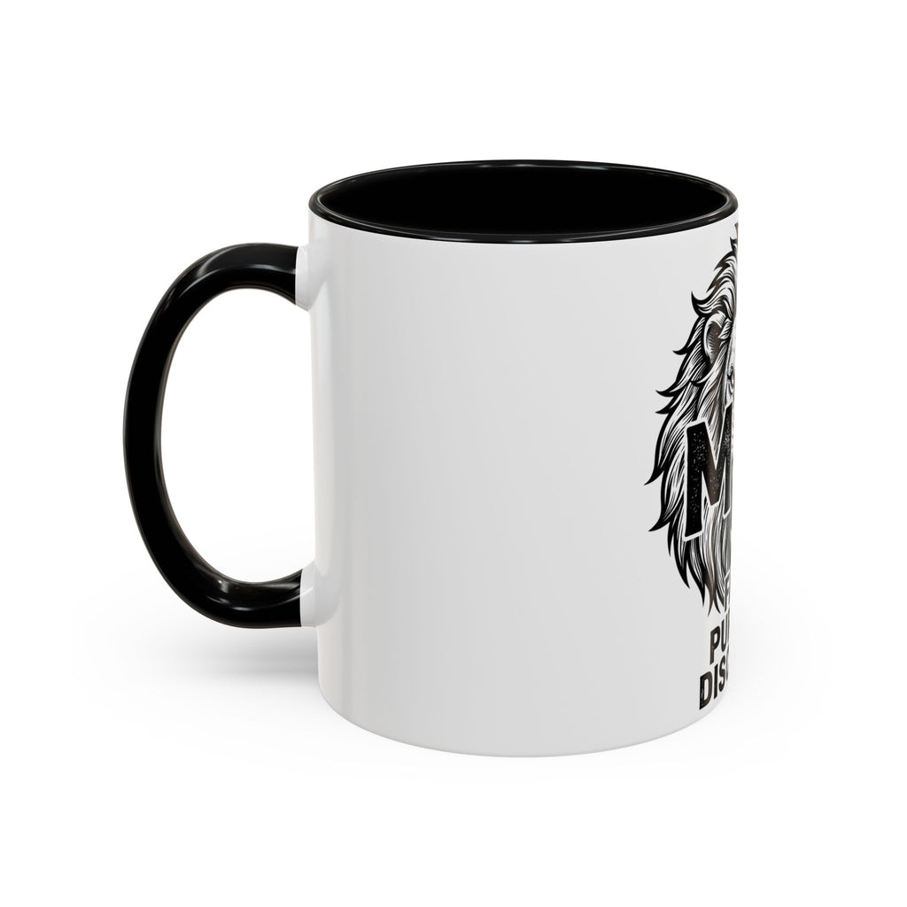 Lion Coffee Mug - Faith Purpose Discipline Inspirational Accent Mug (11/15oz)
