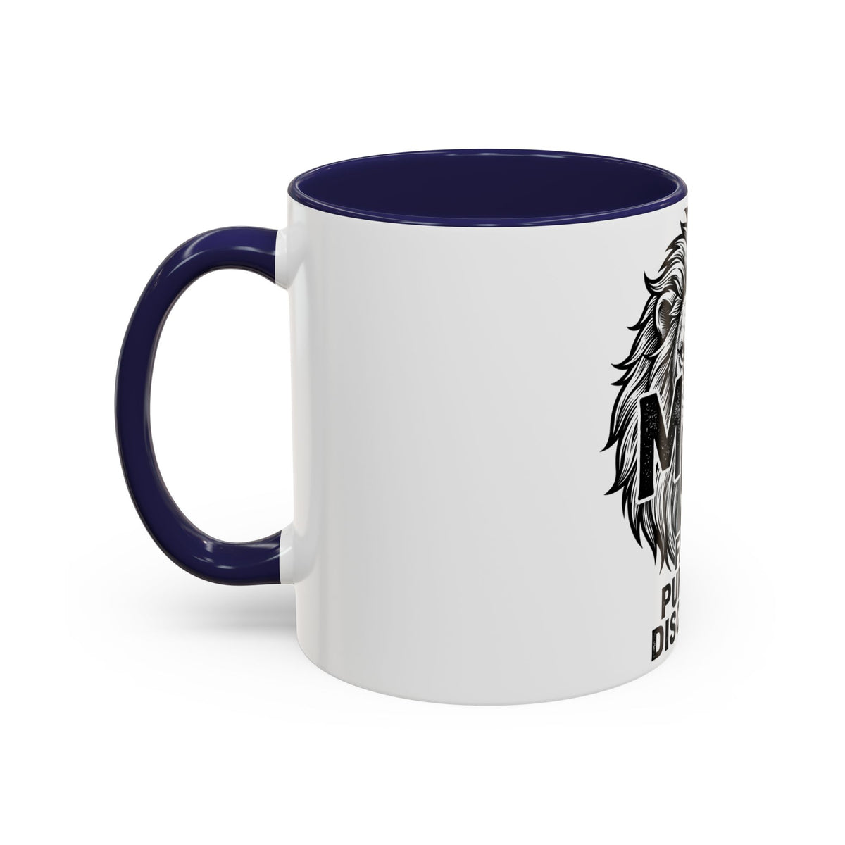 Lion Coffee Mug - Faith Purpose Discipline Inspirational Accent Mug (11/15oz)