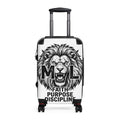 Lion Roar Carry-On Suitcase — "Faith Purpose Discipline" Motivational Travel Luggage