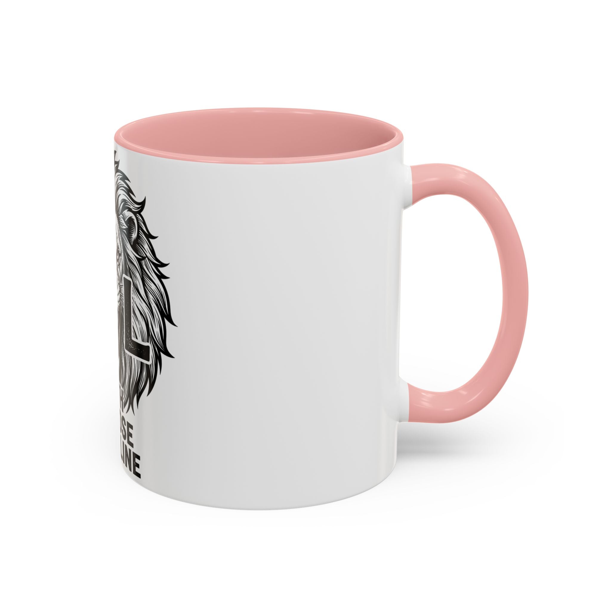 Lion Coffee Mug - Faith Purpose Discipline Inspirational Accent Mug (11/15oz)