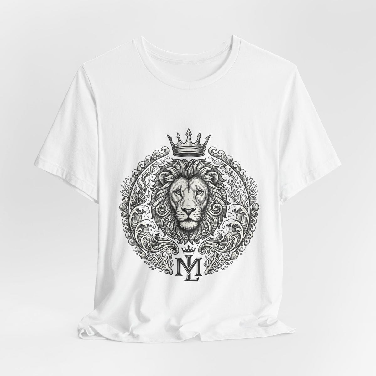Lion Crest Tee — "Faith Purpose Discipline" Inspirational Graphic T-Shirt