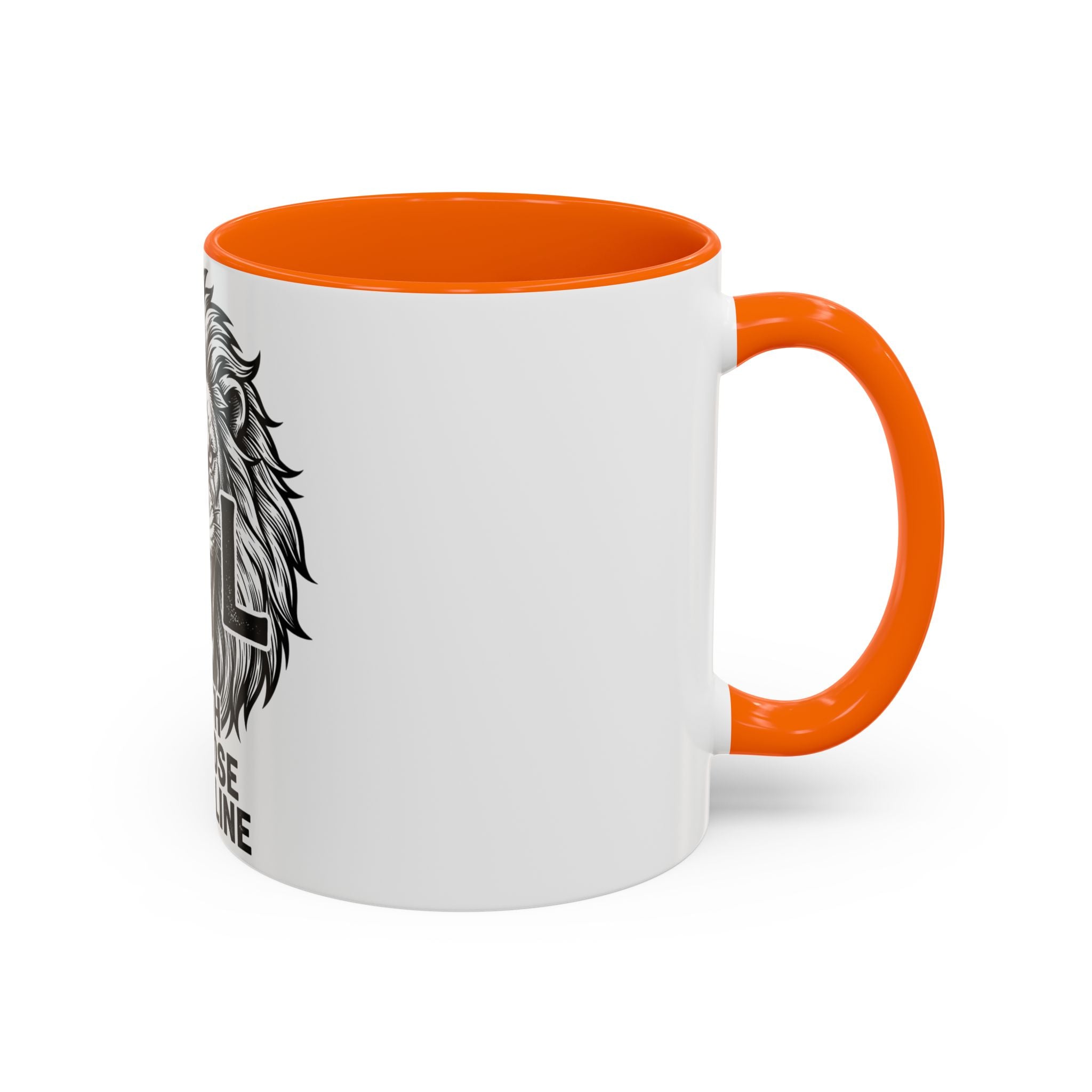 Lion Coffee Mug - Faith Purpose Discipline Inspirational Accent Mug (11/15oz)