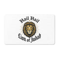 Lion of Judah Polyester Doormat — "Hail Hail" Christian Welcome Mat