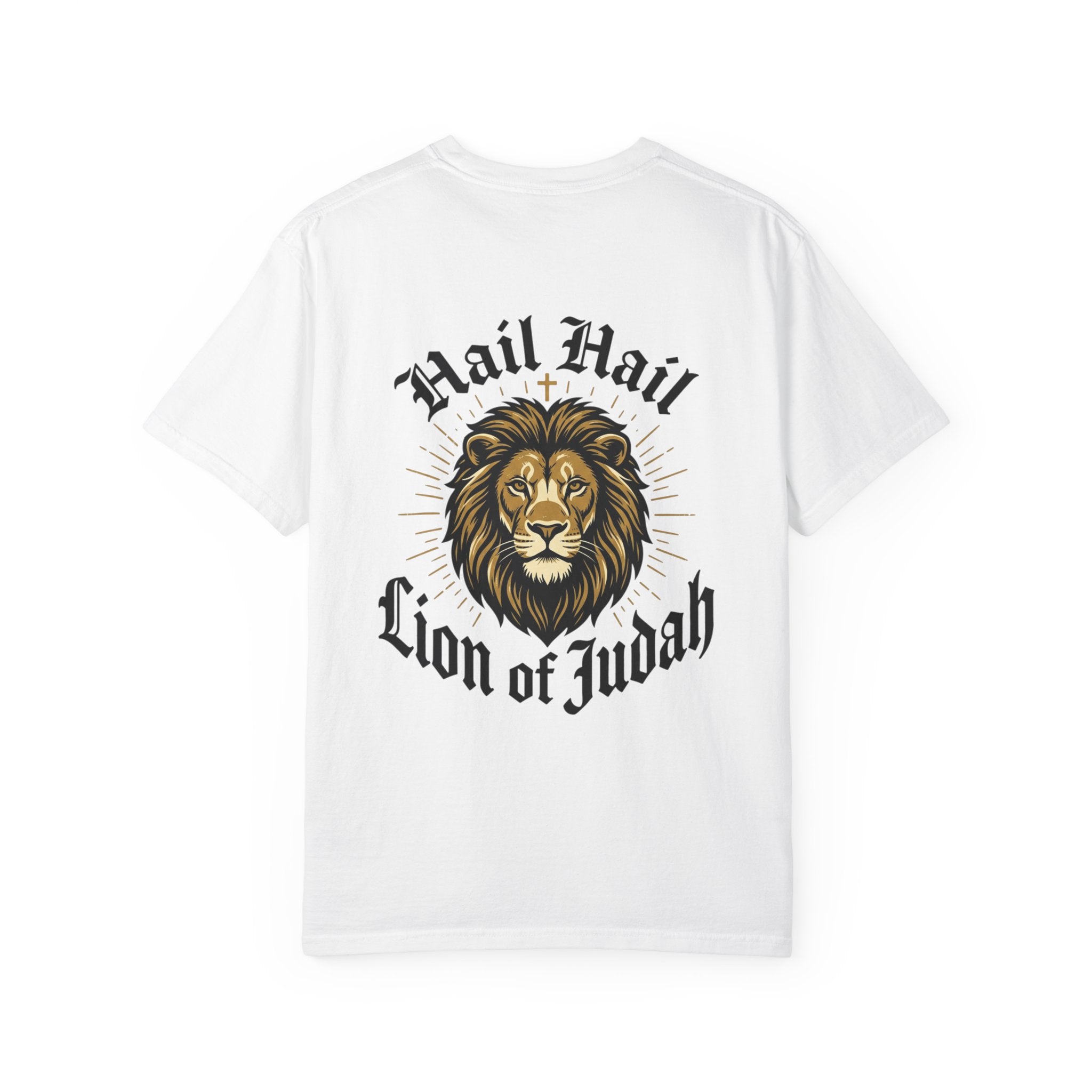 Lion of Judah T-Shirt — "Hail Hail" Christian Lion Graphic Tee
