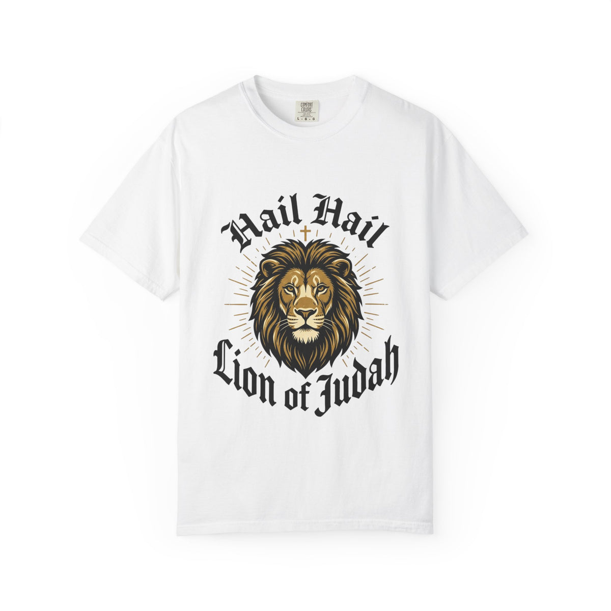Lion of Judah T-Shirt — "Hail Hail" Christian Lion Graphic Tee