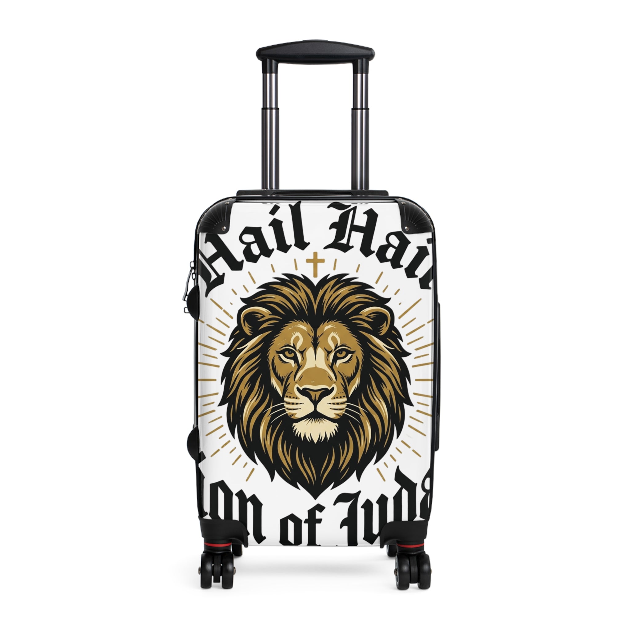 Lion of Judah Carry-On Suitcase — Bold Christian Travel Luggage with Regal Lion Design