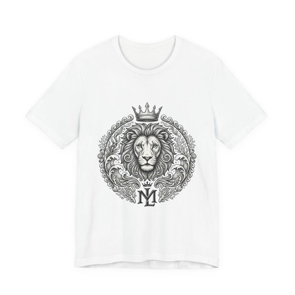 Lion Crest Tee — "Faith Purpose Discipline" Inspirational Graphic T-Shirt